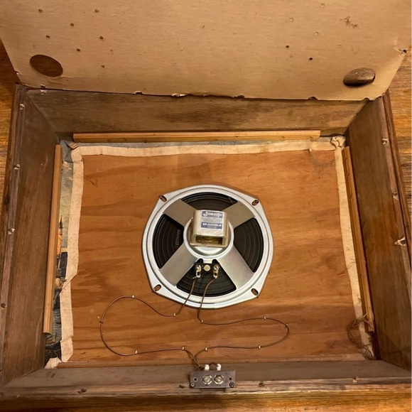 Vintage Framed Jenson Speaker Frame Art Wall Decor 17.5” x 14” Venice Scene MCM - Picture 8 of 9